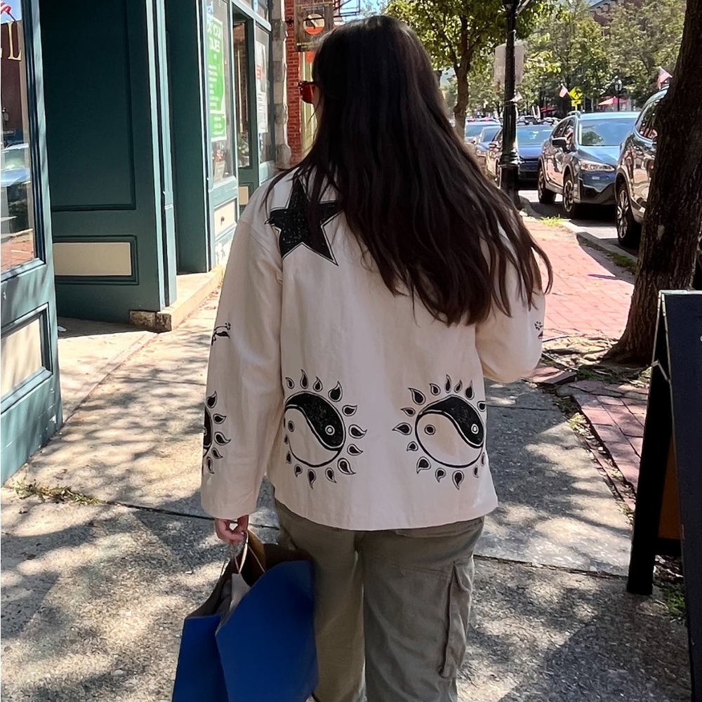 Hand Painted Jacket - Picture 7 of 8